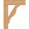 Ekena Millwork Funston Block Smooth Bracket, Western Red Cedar, 5 1/2"W x 26"D x 34"H BKT06X26X34FST05SWR - alternate 4